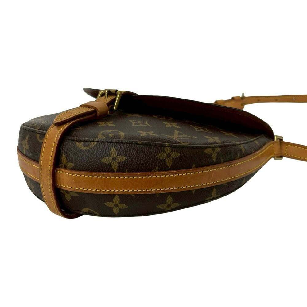 LOUIS VUITTON Brown Monogram Leather Pochette Shoulder Bag - Picture 8 of 10